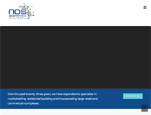 Tablet Screenshot of nosgroup.com.au